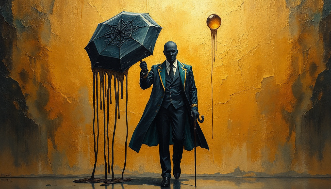 The Art of Elegant Dissolution: A Surreal Painting Prompt